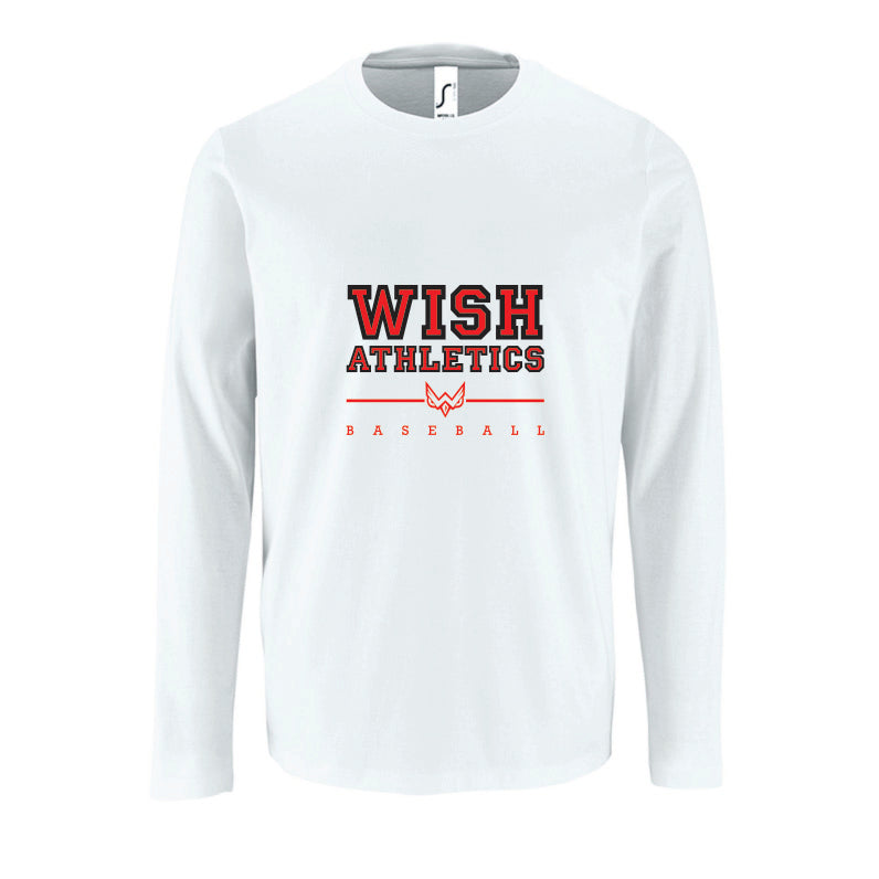 WISH Athletics Baseball Long Sleeve Tshirt